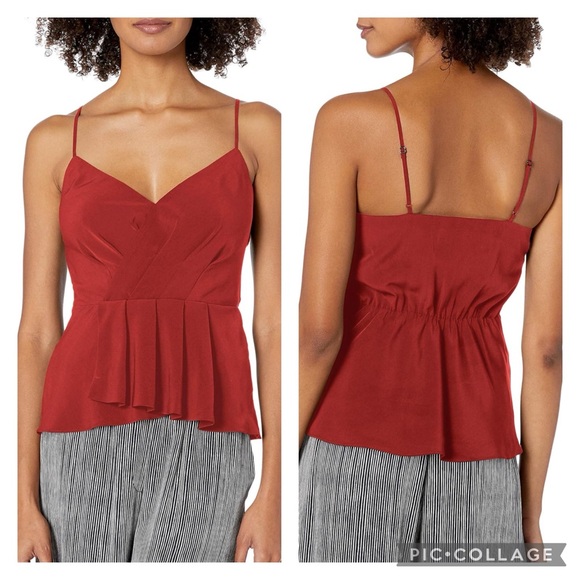 Bailey 44 “Annabelle” Rust-Toned Ruffled Cropped Cami - Picture 3 of 8